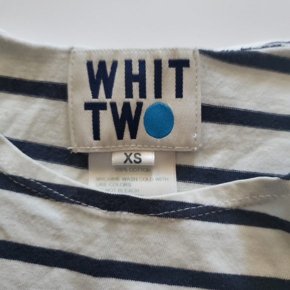 Anthropologie Whit Too Gleaming Lanai Dress- XSmall, striped with gold pineapple - Picture 6 of 13